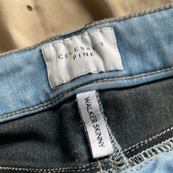 Blue skinny jeans, size 7/28 - Picture 3 of 4